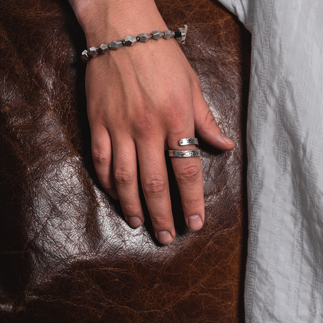 Artisan crafted Apocalypse - Sterling silver - Bleu Nomade Made in Italy following traditional jewelry techniques.